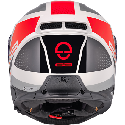 Κόκκινο κράνος SCHUBERTH S3 Daytona