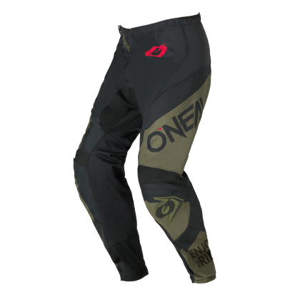Pantaloni motocross O'NEAL ELEMENT RACEWEAR NEGRU/MĂSLIN V.26