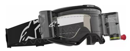 Γυαλιά μοτοκρός ALPINESTARS VISION 5 CORP BLK CLEAR ROLL-OFF