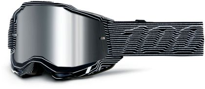Motocross Goggles 100% ACCURI2 SILO - MIRROR SILVER FLASH