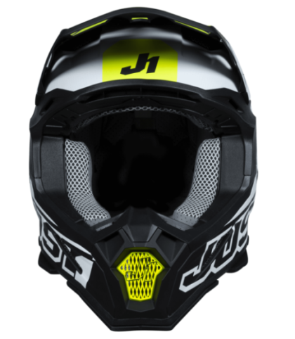 Cască Motocross Just1 J-22 F Dynamo Galben Fluo/Alb/Negru