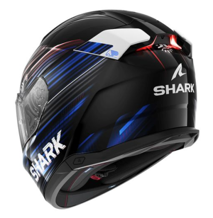 Cască SHARK SKWAL i3 LIGHT-BLUR NEGRU/ALBASTRU/ROȘU