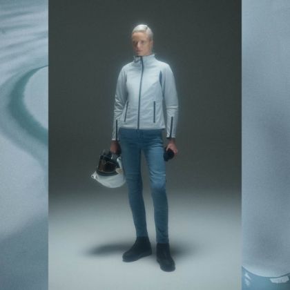 Geacă de motocicletă textilă pentru femei SPIDI THE STANDARD JACKET GREY