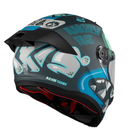 Κράνος AXXIS FENIX ANGRY FACE C7 ΜΑΤ