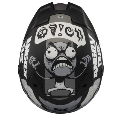 Κράνος AXXIS FENIX ANGRY FACE B2 ΜΑΤ