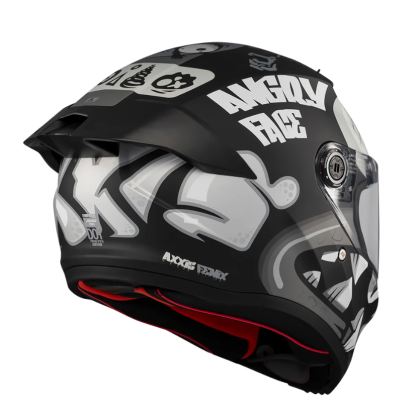 Κράνος AXXIS FENIX ANGRY FACE B2 ΜΑΤ