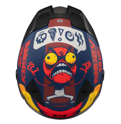 Κράνος AXXIS FENIX ANGRY FACE C5 ΜΑΤ