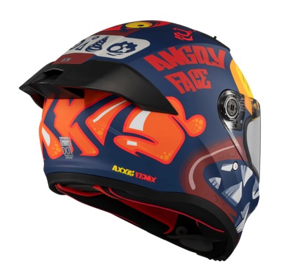 Κράνος AXXIS FENIX ANGRY FACE C5 ΜΑΤ