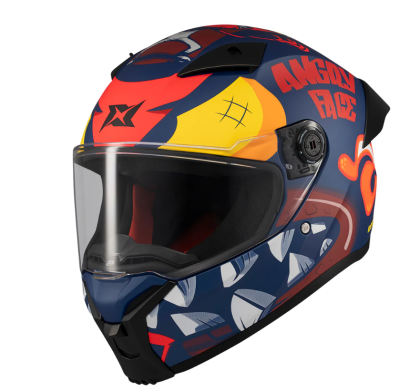 Κράνος AXXIS FENIX ANGRY FACE C5 ΜΑΤ