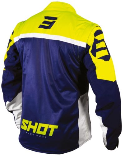Софтшел яке SHOT Lite 2.0 Navy Neon Yellow