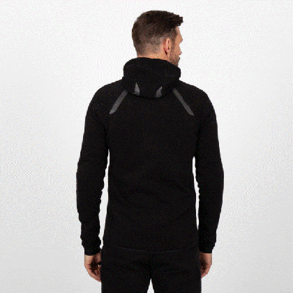 Μπουφάν μοτοσικλέτας KNOX SHIELD με κουκούλα και φερμουάρ