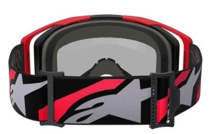 Motocross goggles ALPINESTARS VISION 8 LUAR Red/ Black/ Mirror SILVER