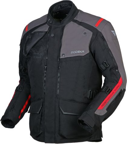 Туристически мото яке 4 сезона Modeka Varus Black/Dark Grey