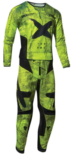 Мотокрос брич THOR PULSE HZRD ACID/BLACK