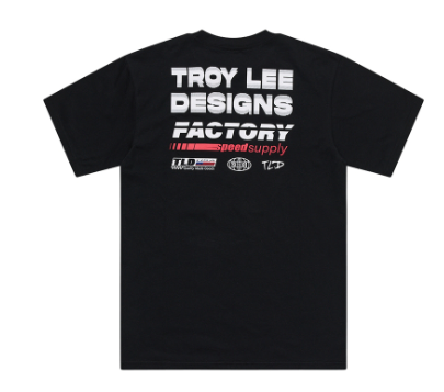 Тениска TROY LEE DESIGNS Factory - Black