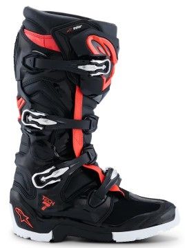 Μπότες μοτοκρός ALPINESTARS TECH 7 ENDURO Drystar ΜΑΥΡΑ/ΚΟΚΚΙΝΑ/ΛΕΥΚΑ