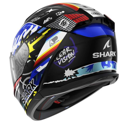 Helmet SHARK D-SKWAL 3 STREETRUSH BLACK/BLUE/RED/WHITE