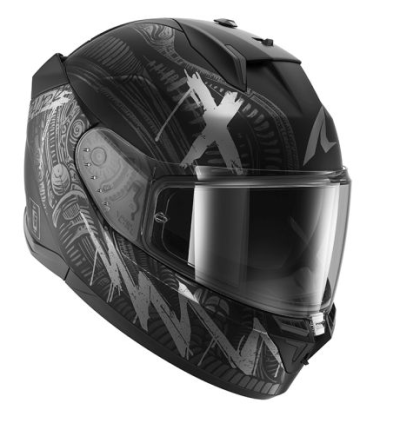 Helmet SHARK D-SKWAL 3 SHIEVER MAT BLACK/GREY