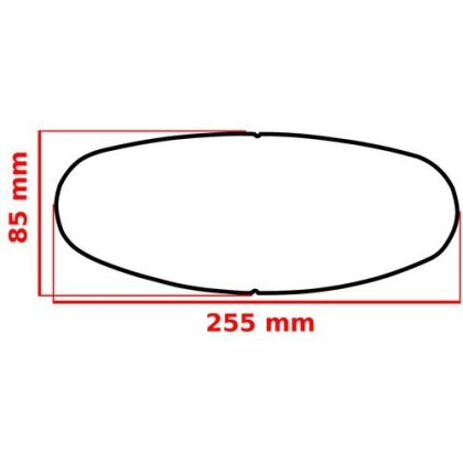 Placă universală ANTIFOG FOGCITY FULLFACE FCE001 255x85mm