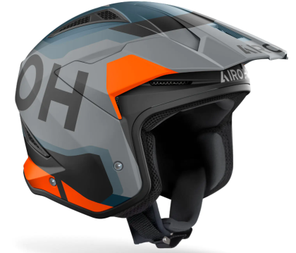 Kаска за скутер AIROH TRR II JUPITER ORANGE MATT