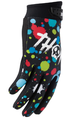Детски мотокрос ръкавици LAUNCHMODE SPLAT BLACK