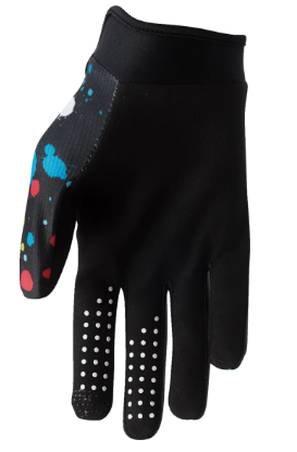 Детски мотокрос ръкавици LAUNCHMODE SPLAT BLACK