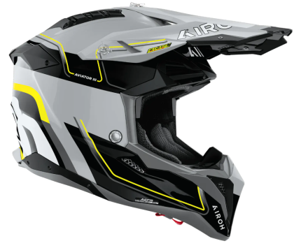 Каска AIROH AVIATOR 3 LEADER YELLOW GLOSS
