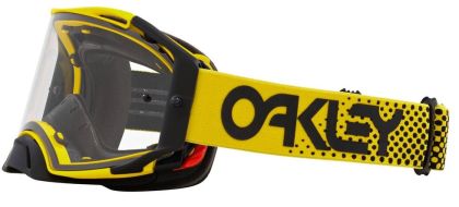 Motocross goggles OAKLEY Airbrake MX B1B YELLOW Clear