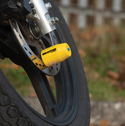 Дискова ключалка OXFORD Patriot - Ø14 мм, жълта