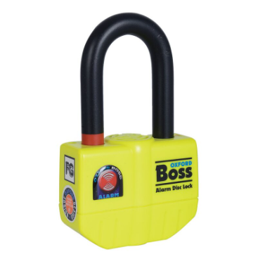 Дискова ключалка OXFORD Boss Alarm 14 мм, вкл. верига 12 мм x 1,5 м