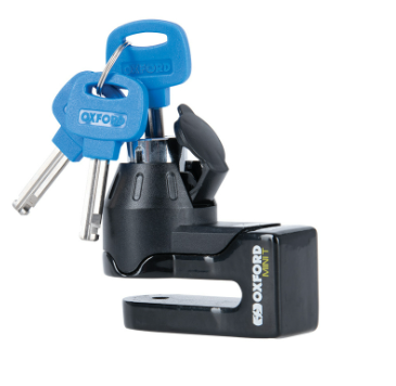 Заключващ диск OXFORD Mini T - 5,5 мм - черен