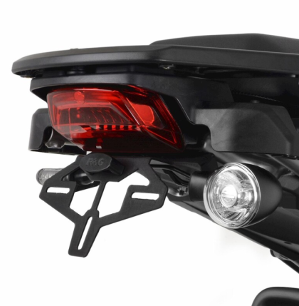 Suport plăcuță de înmatriculare R&G RACING - Negru Harley-Davidson Pan America 1250