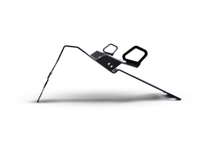 Suport pentru plăcuța de înmatriculare R&G RACING - Evacuare simplă Ducati Hypermotard 950