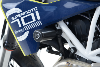 R&G RACING Aero Crash Protectors Black Husqvarna 701 Supermoto