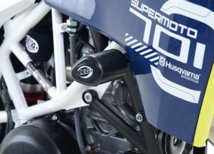 R&G RACING Aero Crash Protectors Black Husqvarna 701 Supermoto