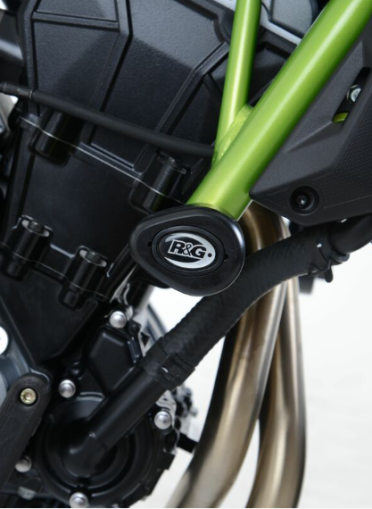 R&G RACING Aero Crash Protectors Black Kawasaki Z650