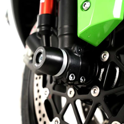 Crash plugs for axle R&G RACING Fork Protection Black Kawasaki ZX-10R