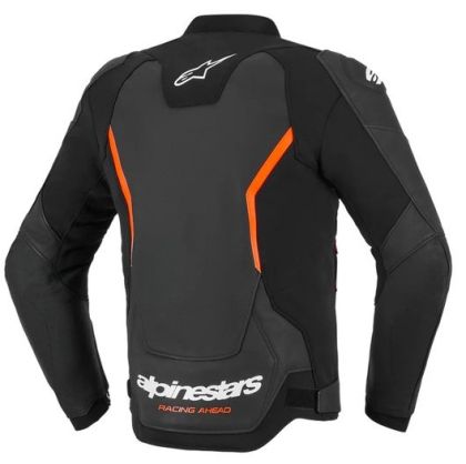 Кожено яке ALPINESTARS GP FORCE V2 BLACK/RED FLUO