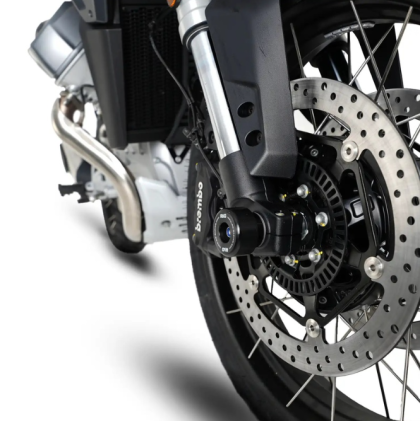 Axle Crash Plugs R&G RACING Fork Guards Moto Guzzi Stelvio 1000 24-26