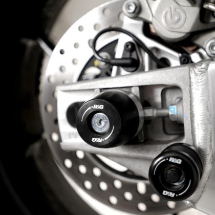 Axle Crash Plugs R&G RACING Swingarm Protection Aprilia Tuono 1100 V4 25-26