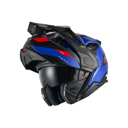 Adventure helmet NEXX X.LIFECOUNTRY TERRA BLUE/RED MT