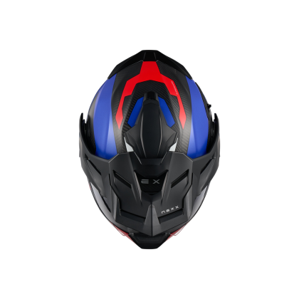 Adventure helmet NEXX X.LIFECOUNTRY TERRA BLUE/RED MT