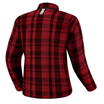 SHIMA RENEGADE 2.0 RED motorcycle shirt + Back protector