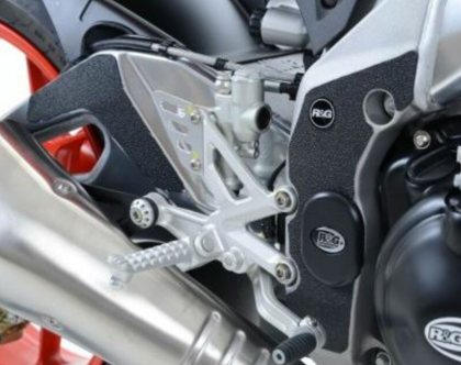 R&G RACING Σετ προστατευτικών μπότας πλαισίου/ψαλιδιού 5 τεμαχίων μαύρο Aprilia