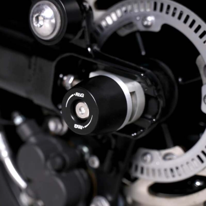 Προστατευτικά τάπες άξονα R&G RACING για ψαλίδι Triumph Scrambler 900 23 / Speed Twin 1200 24-26 / 900 25-26