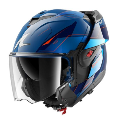 Modular helmet SHARK OXO MEKARIUM BLUE