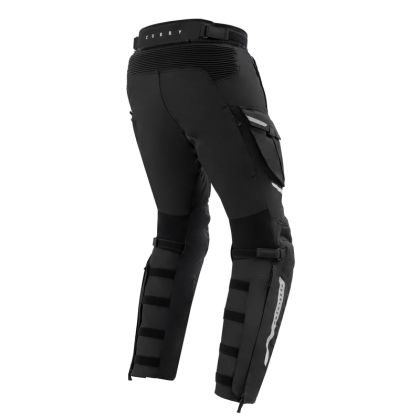 Pantaloni de motocicletă REBELHORN CUBBY-V-NEGRU/GRI
