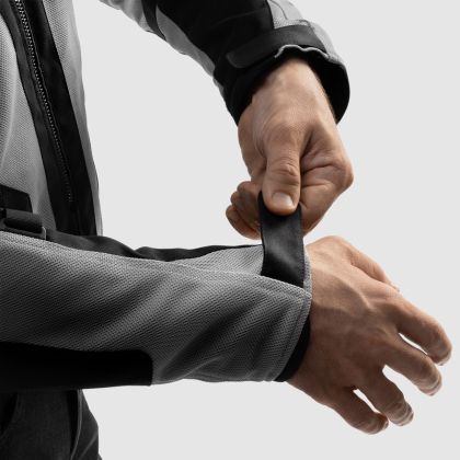 Geacă de motocicletă textilă de vară Rebelhorn Scandal 3 Negru/Gri/Fluo/Galben