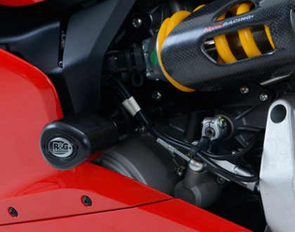 Προστατευτικά R&G RACING Aero Crash Protectors Μαύρο Ducati Panigale 899 13-15 / 959 16-19 / 1299 15-17 / V2 20-24