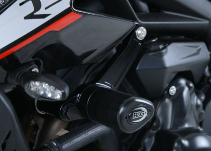 Προστατευτικά πρόσκρουσης R&G RACING Aero Μαύρα Triumph Street Triple 765 17-25 / 660 17-21